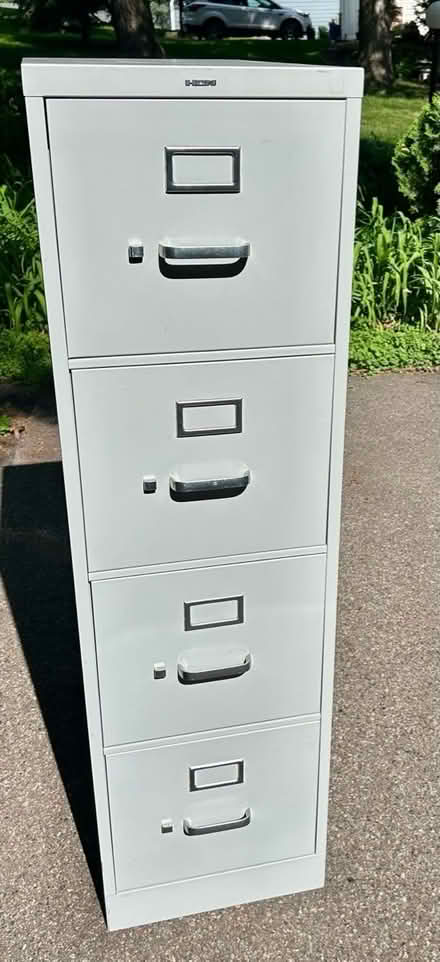 Photo of free 4 drawer file cabinet (Lakeville) #1