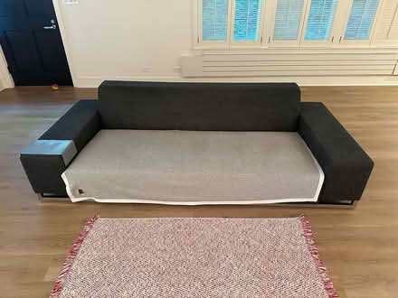Photo of free Dark grey used couc/ sofa (Lexington) #1
