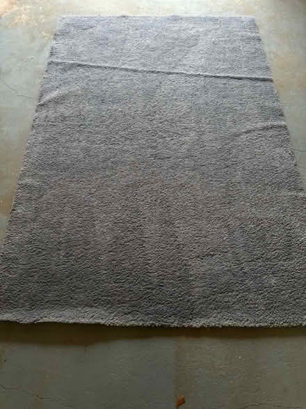 Photo of free Light blue rug (Crawley Down) #1
