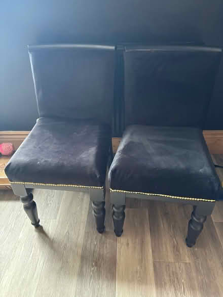 Photo of free 8 x Black Dining Chairs (Hillsborough S6) #1