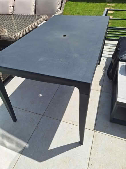 Photo of free Garden Table (CR5 old coulsdon) #1