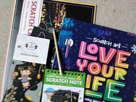 Photo of free Collection of scratch art books (Northern Moor M23) #1