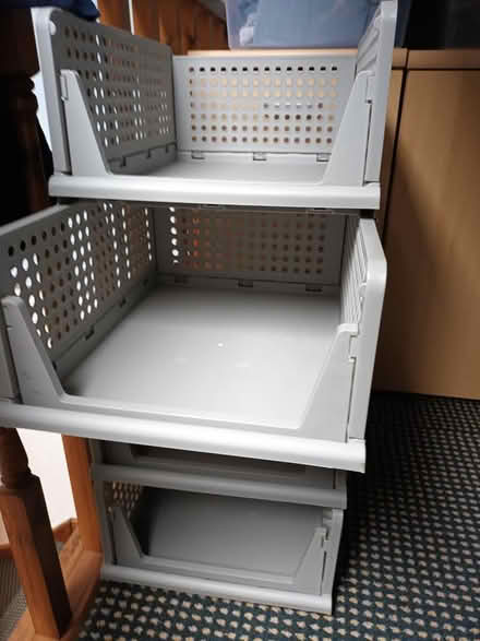 Photo of free Plastic storage drawers (Hollingworth via Hyde) #1