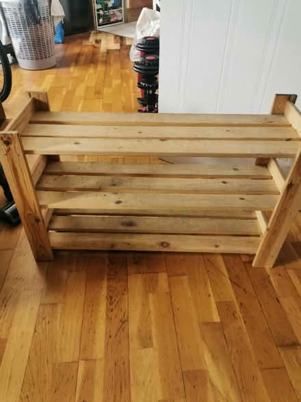 Photo of free Wooden shoe rack/shelves (Dublin 8) #1
