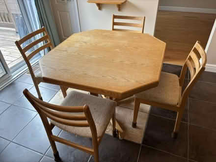 Photo of free Solid oak Kitchen table (Orleans) #1