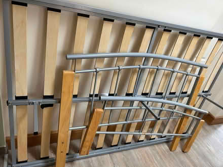 Photo of free Small double metal bedded (+mattress) (Blaydon NE21) #2