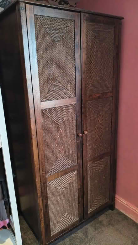 Photo of free Wooden wardrobe (lancing) #1