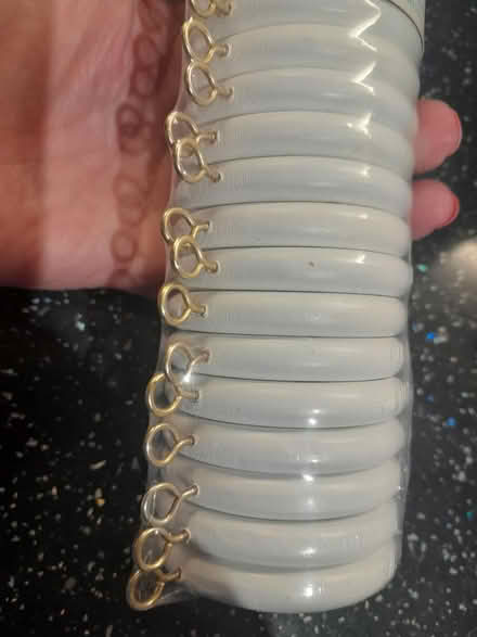 Photo of free White curtain rings (Worle, Weston super Mare) #2