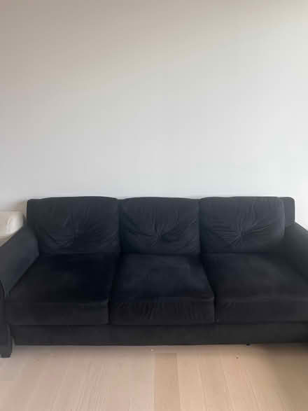 Photo of free Black sofa (Bisby at Newport) #1
