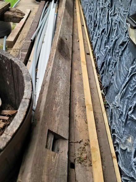 Photo of free Old Sturdy Wooden Beams (Brinsworth S60) #1