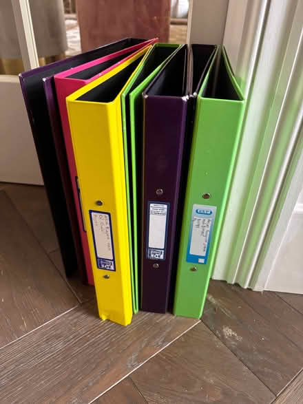 Photo of free 7 Lever Arch files (Chiswick W4) #1