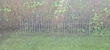 Photo of free Wrought iron gates- Black (Rainhill L35) #1