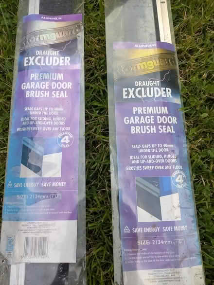 Photo of free Two garage door draft excluders (batchworth HA6) #1