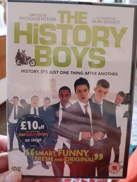 Photo of free History Boys - Alan Bennett DVD (Buxworth SK23) #1