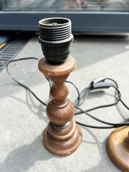Photo of free Solid wood bedside lamps (Risinghurst OX3 8) #3
