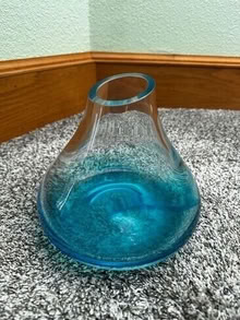 Photo of free Blue Glass Vase #1