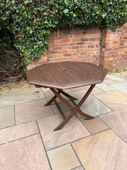 Photo of free Garden dining table (M33, Brooklands, Sale) #1