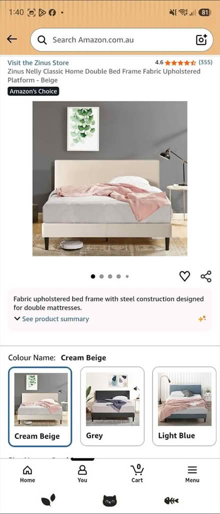 Photo of free Double bed frame, mattress (Googong) #4