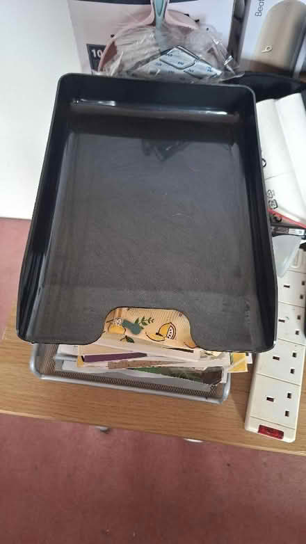 Photo of free Black A 4 paper document tray (Broomridge FK7) #1