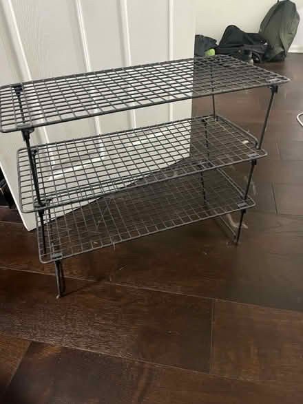 Photo of free 3x stackable shoe rack (Muswell Hill, N10) #1