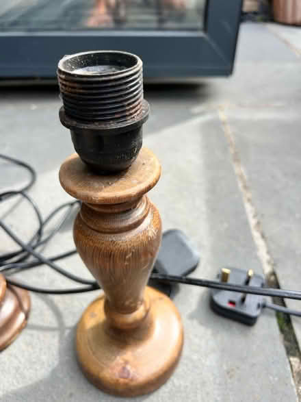 Photo of free Solid wood bedside lamps (Risinghurst OX3 8) #4