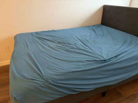 Photo of free Full size mattress and bed frame (North Redondo Beach) #2