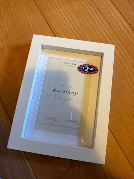 Photo of free Small white photo frame (Collyhurst M8) #1