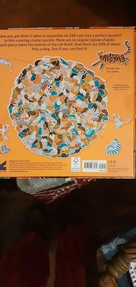 Photo of free Cat jigsaw (GL6 (Chalford)) #2