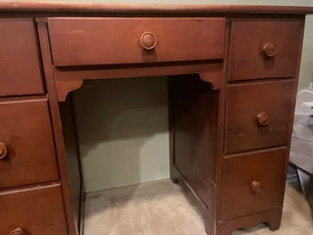 Photo of free Wooden desk (Barcroft, Arlington) #2
