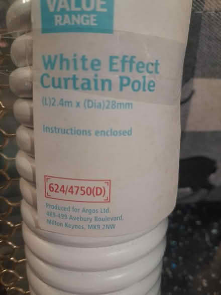 Photo of free White curtain rings (Worle, Weston super Mare) #1