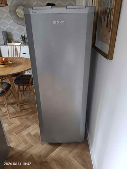 Photo of free Tall silver Beko fridge (Stevenage - Bedwell area SG1) #1