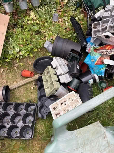 Photo of free Gardening pots, seed trays, trellis cut offs and cardboard (Tolworth KT6) #3