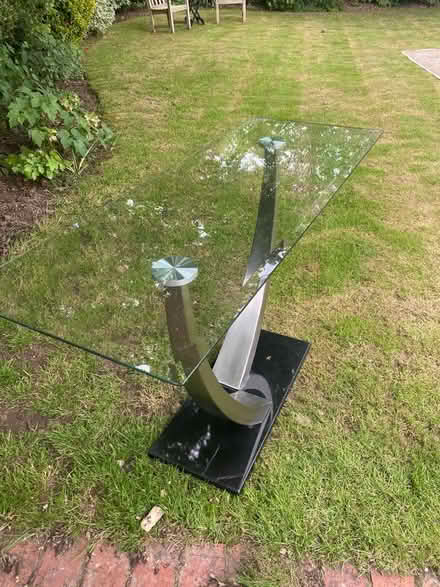 Photo of free glass console table (TN13 Sevenoaks) #2