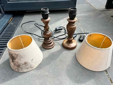Photo of free Solid wood bedside lamps (Risinghurst OX3 8) #1
