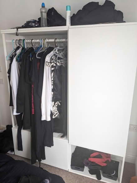 Photo of free IKEA White wardrobe combo (West Street S1) #1