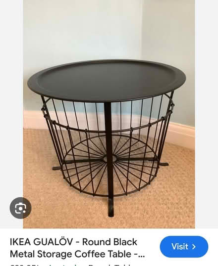Photo of free Round storage table, rug (Reading RG30) #2