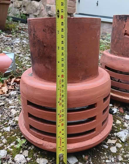 Photo of free Reclaimed Clay Terracotta Chimney Cowl Cap x 2 (Ticknall DE73) #4