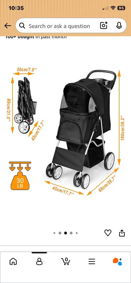 Photo of free Dog buggy (Rushmere IP4) #4