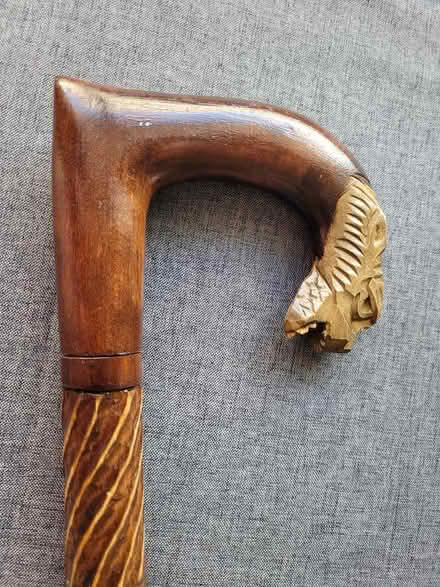 Photo of free Carved walking stick (Bedlington NE22) #1