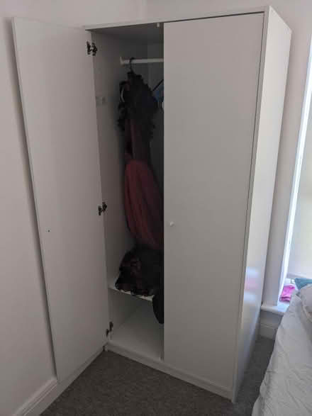 Photo of free IKEA white wardrobe (West Street S1) #1