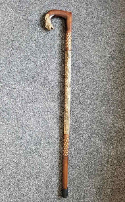 Photo of free Carved walking stick (Bedlington NE22) #2