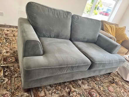 Photo of free Grey 2 seater sofa (Llanfaes LL58) #1
