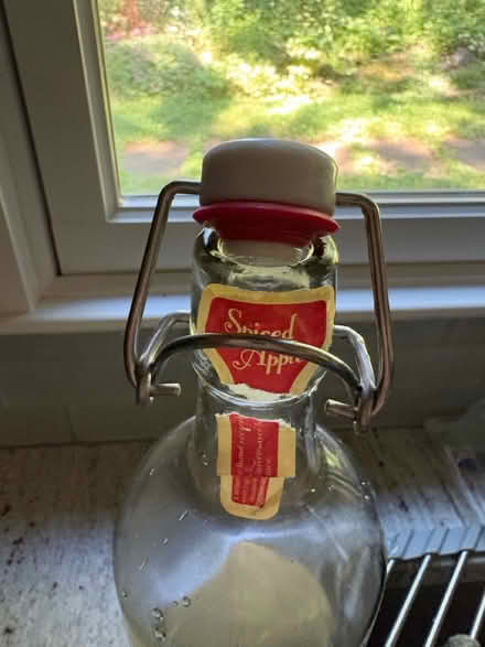 Photo of free Glass bottle with ceramic stopper (Ossining) #2
