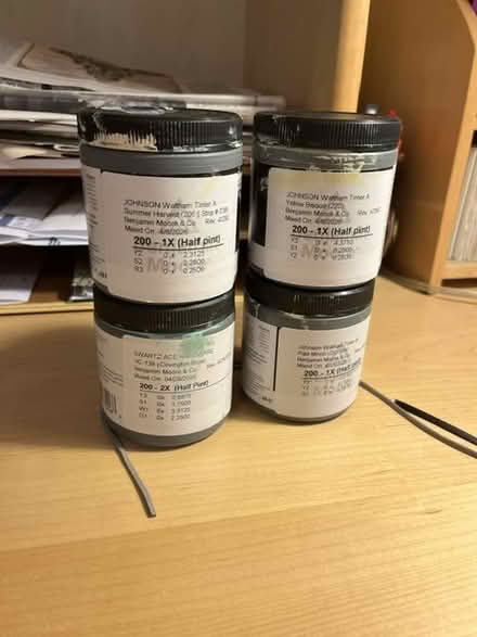 Photo of free 4 Benjamin Moore paint samples (west of Watertown Square) #1