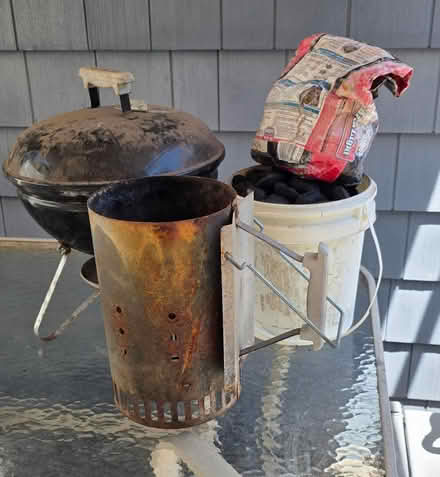 Photo of free Weber grill and charcoal starter (Stoneham) #1