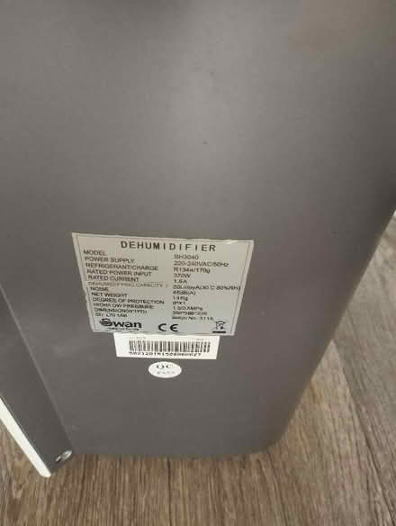 Photo of free Dehumidifier (Walton ST15) #2