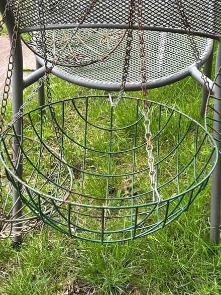 Photo of free Misc garden pots baskets etc (Teddington Tw11) #3