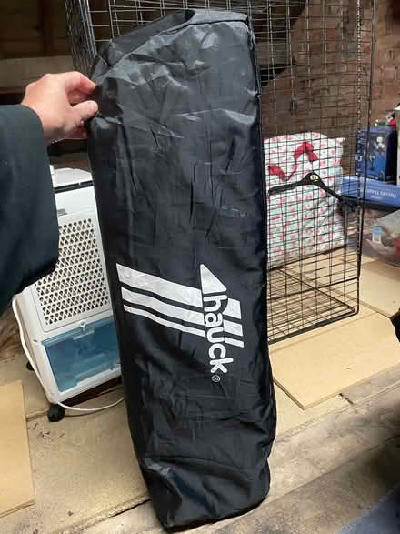 Photo of free Fold up travel cot (LE3) #1