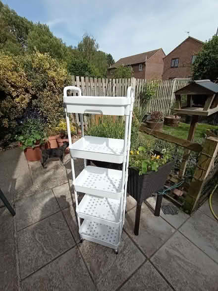Photo of free Craft or veg trolley on castors,can be split into two.Whole (Stone Cross BN23) #1