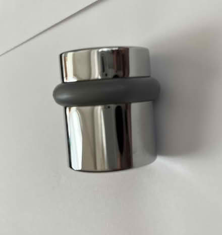 Photo of free Chrome and grey rubber door stopper (Chelsea) #2